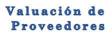 Valuación de Proveedores
